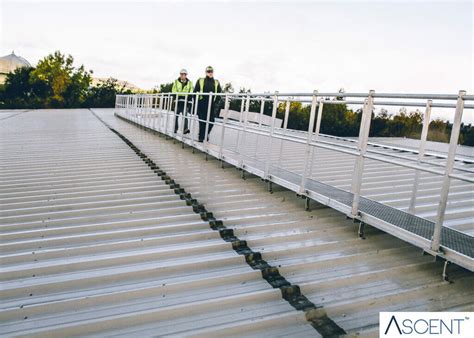 metal roofing walkway bracket|standing metal roof walkway.